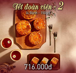 HỘP 4 BÁNH TRUNG THU GIVRAL TẾT ĐOÀN VIÊN 2